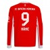 Maglia FC Bayern München Kane 9 Divisa Prima 2025/26 Manica Lunga