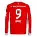 Maglia FC Bayern München Kane 9 Divisa Prima 2025/26 Manica Lunga Maglia FC Bayern München Kane 9 Divisa Prima 2025/26 Manica Lunga