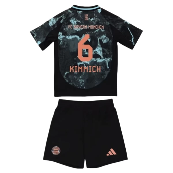 Maglia FC Bayern München Kimmich 6 Bambino Divisa Trasferta 2024/25 Maglia FC Bayern München Kimmich 6 Bambino Divisa Trasferta 2024/25