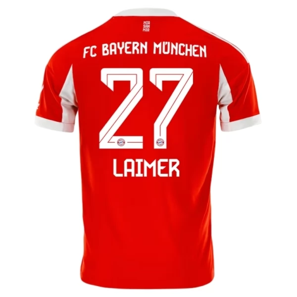 Maglia FC Bayern München Laimer 27 Divisa Prima 2025/26 Maglia FC Bayern München Laimer 27 Divisa Prima 2025/26