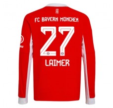 Maglia FC Bayern München Laimer 27 Divisa Prima 2025/26 Manica Lunga