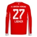 Maglia FC Bayern München Laimer 27 Divisa Prima 2025/26 Manica Lunga Maglia FC Bayern München Laimer 27 Divisa Prima 2025/26 Manica Lunga