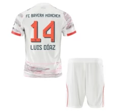 Maglia FC Bayern München Luis Díaz 14 Kit Gara Away Bambino 2025/26