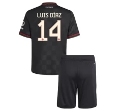 Maglia FC Bayern München Luis Díaz 14 Kit Gara Third Bambino 2025/26