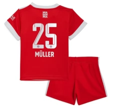 Maglia FC Bayern München Müller 25 Bambino Divisa Prima 2022/23