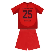 Maglia FC Bayern München Müller 25 Bambino Divisa Prima 2024/25 Maglia FC Bayern München Müller 25 Bambino Divisa Prima 2024/25