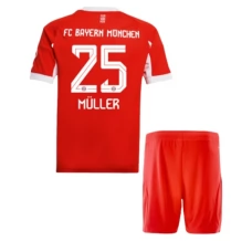 Maglia FC Bayern München Müller 25 Bambino Divisa Prima 2025/26 Maglia FC Bayern München Müller 25 Bambino Divisa Prima 2025/26