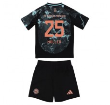 Maglia FC Bayern München Müller 25 Bambino Divisa Trasferta 2024/25