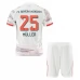 Maglia FC Bayern München Müller 25 Bambino Divisa Trasferta 2025/26