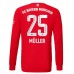 Maglia FC Bayern München Müller 25 Divisa Prima 2022/23 Manica Lunga