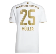 Maglia FC Bayern München Müller 25 Divisa Trasferta 2022/23 Maglia FC Bayern München Müller 25 Divisa Trasferta 2022/23