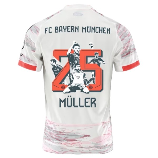 Maglia FC Bayern München Müller 25 Kit Gara Away Special Edition 2025/26 Maglia FC Bayern München Müller 25 Kit Gara Away Special Edition 2025/26