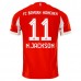 Maglia FC Bayern München N.Jackson 11 Kit Gara Home 2025/26