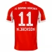 Maglia FC Bayern München N.Jackson 11 Kit Gara Home 2025/26
