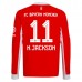 Maglia FC Bayern München N.Jackson 11 Kit Gara Home 2025/26 Maniche Lunghe