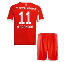 Maglia FC Bayern München N.Jackson 11 Kit Gara Home Bambino 2025/26
