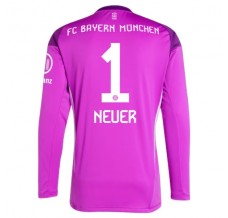 Maglia FC Bayern München Neuer 1 Portiere Divisa Prima Purple 2025/26 Manica Lunga