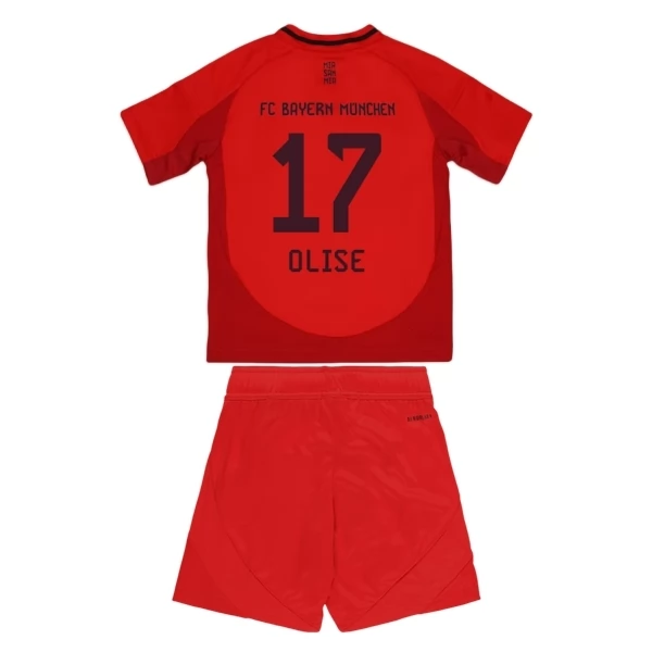 Maglia FC Bayern München Olise 17 Bambino Divisa Prima 2024/25 Maglia FC Bayern München Olise 17 Bambino Divisa Prima 2024/25