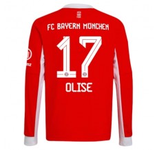 Maglia FC Bayern München Olise 17 Divisa Prima 2025/26 Manica Lunga