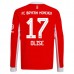 Maglia FC Bayern München Olise 17 Divisa Prima 2025/26 Manica Lunga