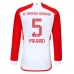 Maglia FC Bayern München Pavard 5 Divisa Prima 2023/24 Manica Lunga