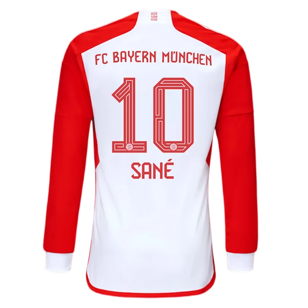 Maglia FC Bayern München Sané 10 Divisa Prima 2023/24 Manica Lunga Maglia FC Bayern München Sané 10 Divisa Prima 2023/24 Manica Lunga