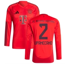 Maglia FC Bayern München Upamecano 2 Divisa Prima 2024/25 Manica Lunga Maglia FC Bayern München Upamecano 2 Divisa Prima 2024/25 Manica Lunga