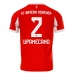 Maglia FC Bayern München Upamecano 2 Divisa Prima 2025/26