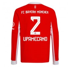 Maglia FC Bayern München Upamecano 2 Divisa Prima 2025/26 Manica Lunga