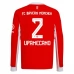 Maglia FC Bayern München Upamecano 2 Divisa Prima 2025/26 Manica Lunga