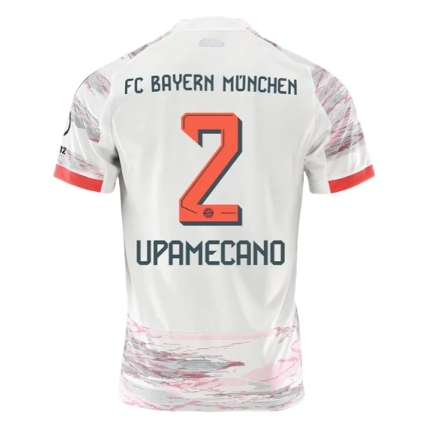 Maglia FC Bayern München Upamecano 2 Divisa Trasferta 2025/26 Maglia FC Bayern München Upamecano 2 Divisa Trasferta 2025/26