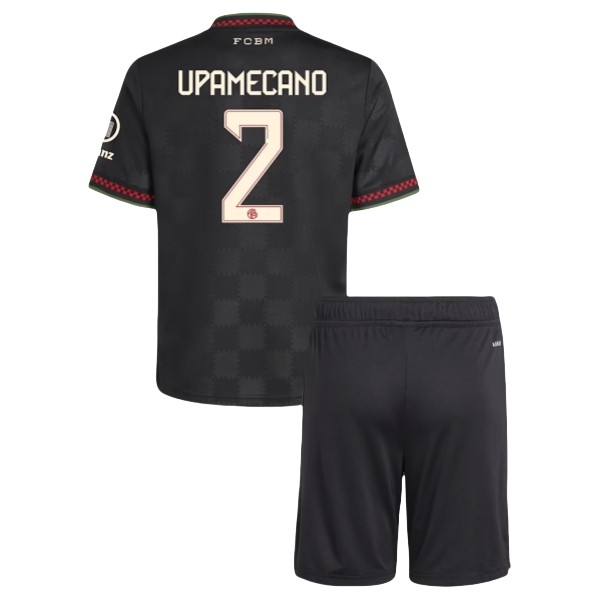 Maglia FC Bayern München Upamecano 2 Kit Gara Third Bambino 2025/26 Maglia FC Bayern München Upamecano 2 Kit Gara Third Bambino 2025/26