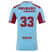 Maglia Feyenoord Rotterdam Hancko 33 Divisa Terza 2025/26 Maglia Feyenoord Rotterdam Hancko 33 Divisa Terza 2025/26