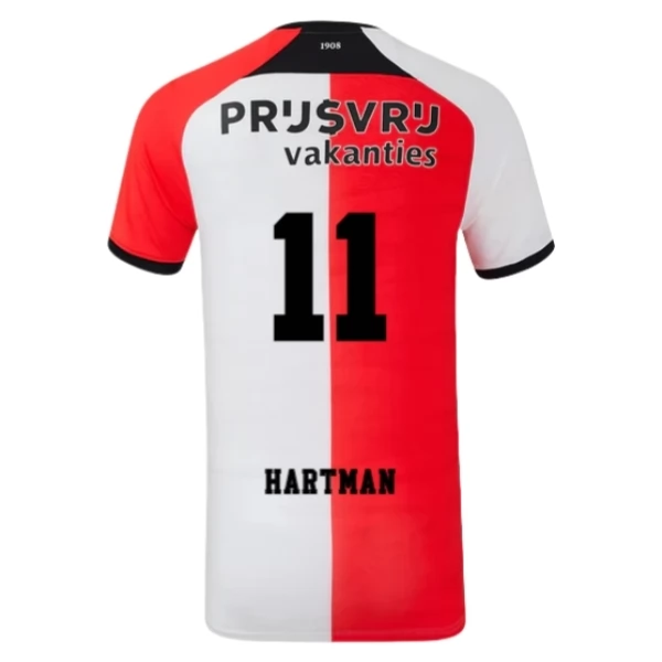 Maglia Feyenoord Rotterdam Hartman 11 Divisa Prima 2024/25 Maglia Feyenoord Rotterdam Hartman 11 Divisa Prima 2024/25