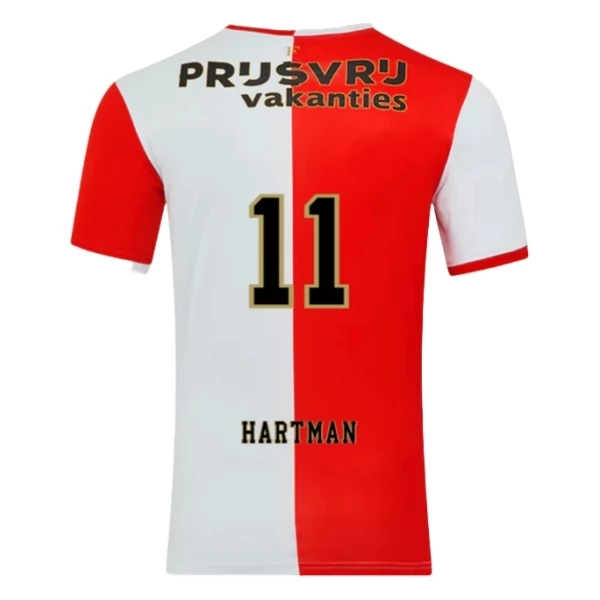 Maglia Feyenoord Rotterdam Hartman 11 Divisa Prima 2025/26 Maglia Feyenoord Rotterdam Hartman 11 Divisa Prima 2025/26
