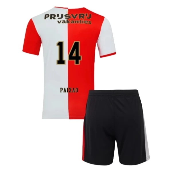 Maglia Feyenoord Rotterdam Paixao 14 Bambino Divisa Prima 2025/26 Maglia Feyenoord Rotterdam Paixao 14 Bambino Divisa Prima 2025/26