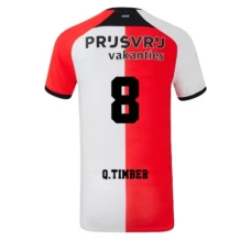 Maglia Feyenoord Rotterdam Q.Timber 8 Divisa Prima 2024/25 Maglia Feyenoord Rotterdam Q.Timber 8 Divisa Prima 2024/25