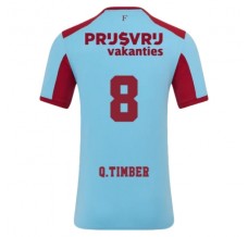 Maglia Feyenoord Rotterdam Q.Timber 8 Divisa Terza 2025/26