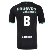 Maglia Feyenoord Rotterdam Q.Timber 8 Divisa Trasferta 2024/25 Maglia Feyenoord Rotterdam Q.Timber 8 Divisa Trasferta 2024/25
