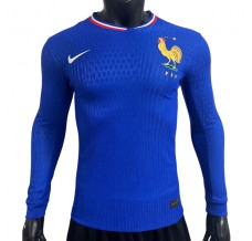 Maglia Francia Divisa Prima Euro 2024 Manica Lunga