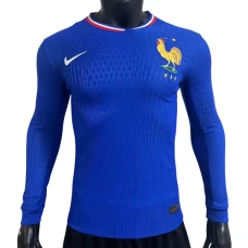 Maglia Francia Divisa Prima Euro 2024 Manica Lunga