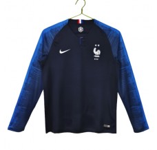 Maglia Francia Kit Gara Home Retro 2018 Maniche Lunghe