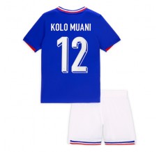 Maglia Francia Kolo Muani 12 Bambino Divisa Prima Euro 2024