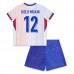 Maglia Francia Kolo Muani 12 Bambino Divisa Trasferta Euro 2024