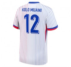 Maglia Francia Kolo Muani 12 Divisa Trasferta Euro 2024