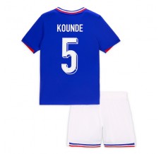 Maglia Francia Kounde 5 Bambino Divisa Prima Euro 2024
