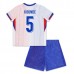 Maglia Francia Kounde 5 Bambino Divisa Trasferta Euro 2024