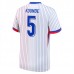 Maglia Francia Kounde 5 Divisa Trasferta Euro 2024