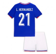 Maglia Francia L.Hernandez 21 Bambino Divisa Prima Euro 2024