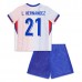 Maglia Francia L.Hernandez 21 Bambino Divisa Trasferta Euro 2024